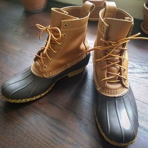 8" L.L Bean Boots: Original Duck Boot - Si…